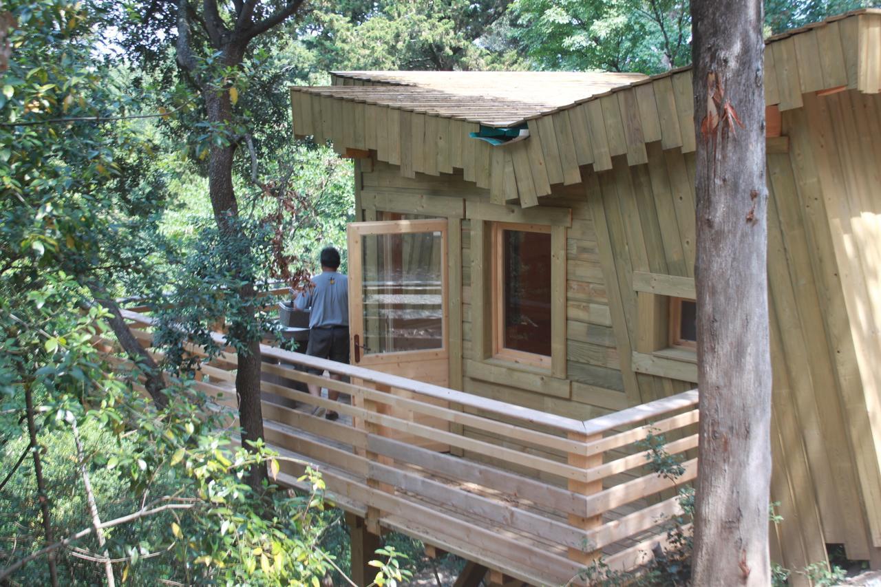 Les Cabanes Dans Les Bois Logis Hotel Villedubert Phòng bức ảnh